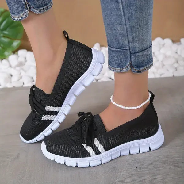 Women's Comfy Knitted Low Top Walking Shoes