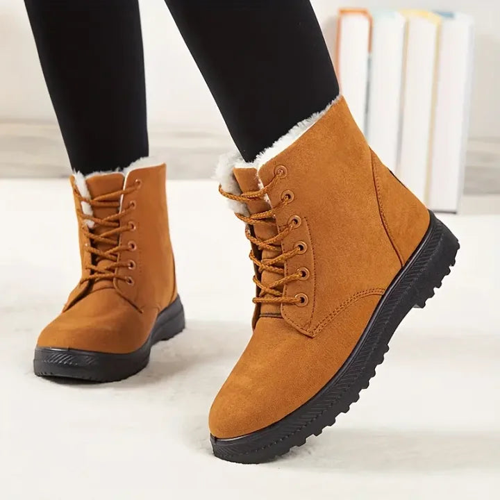 Cozy Thermal Women's Plush Lined Ankle Boots