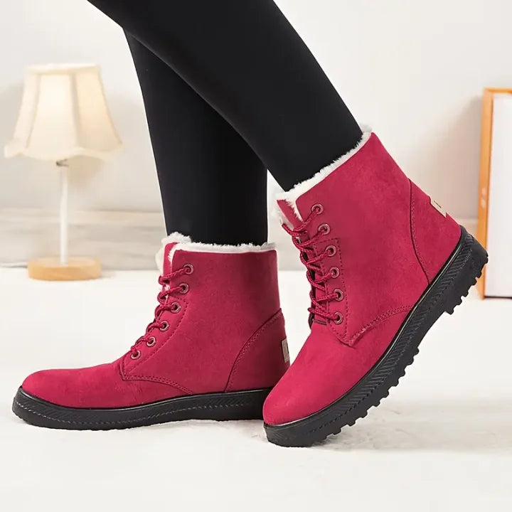 Cozy Thermal Women's Plush Lined Ankle Boots