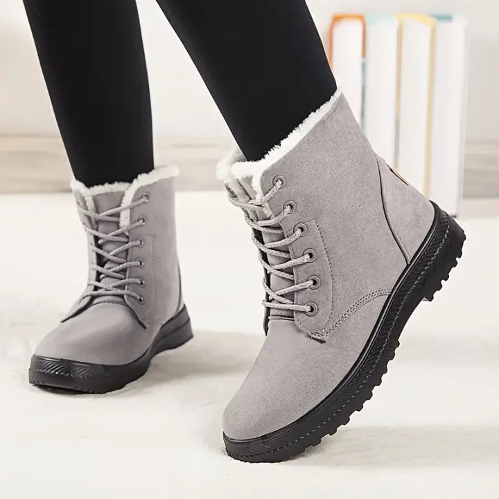 Cozy Thermal Women's Plush Lined Ankle Boots