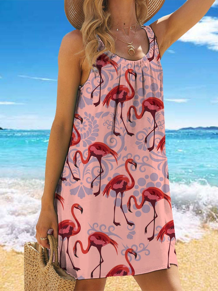 New Printed Off Shoulder Summer Dress