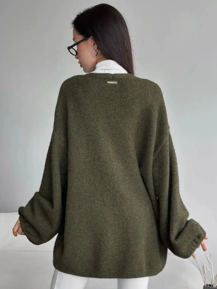 Women's Causal Knit Cardigan Coat