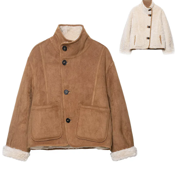 Women’s Fashion Reversible Winter Jacket