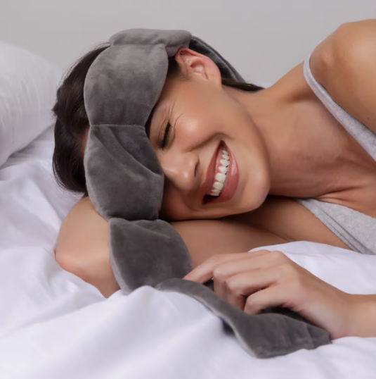 Strap-Free Weighted Pressure Sleep Mask