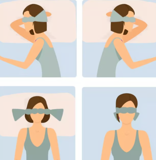 Strap-Free Weighted Pressure Sleep Mask