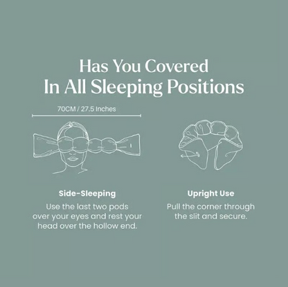 Strap-Free Weighted Pressure Sleep Mask