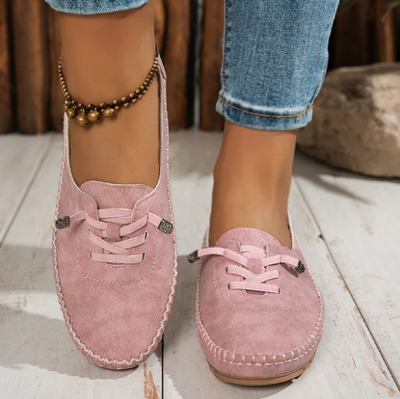Women’s Soft-Step Lace-Up Casual Loafers