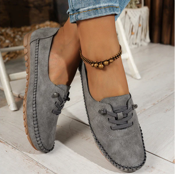 Women’s Soft-Step Lace-Up Casual Loafers