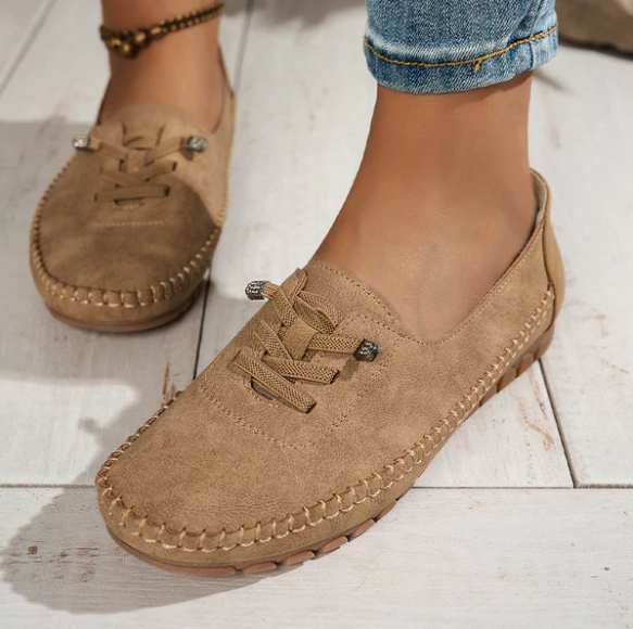 Women’s Soft-Step Lace-Up Casual Loafers