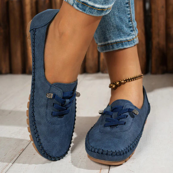 Women’s Soft-Step Lace-Up Casual Loafers
