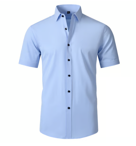 Men’s Stretch No Iron Crease Resist Shirt