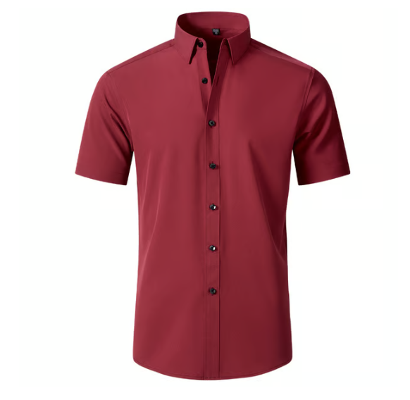 Men’s Stretch No Iron Crease Resist Shirt
