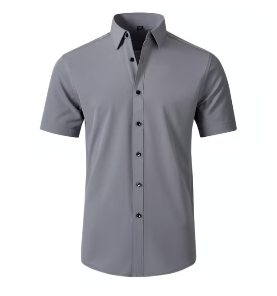 Men’s Stretch No Iron Crease Resist Shirt