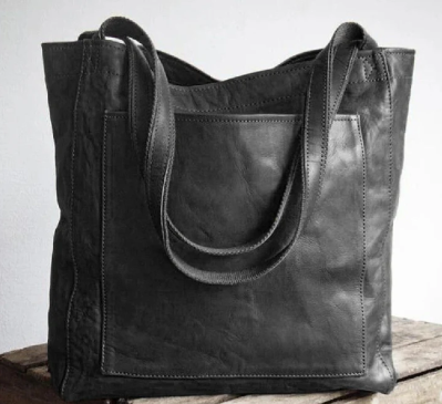 Sac bandoulière intemporel en cuir pour femme, idéal au quotidien