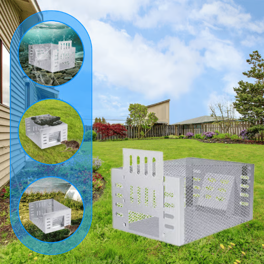 Piège à souris automatique à plusieurs prises et à entrée silencieuse