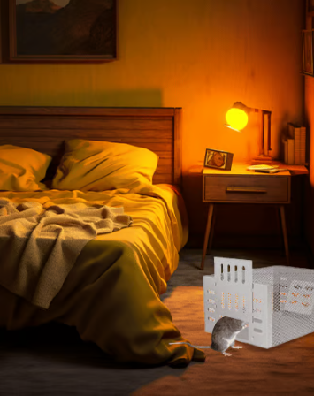 Piège à souris automatique à plusieurs prises et à entrée silencieuse