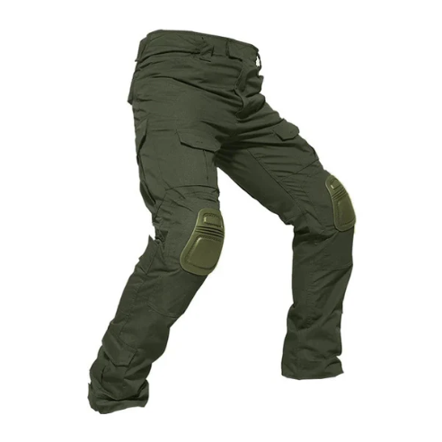 Men’s Reinforced Cargo Trousers with Removable Knee Protection