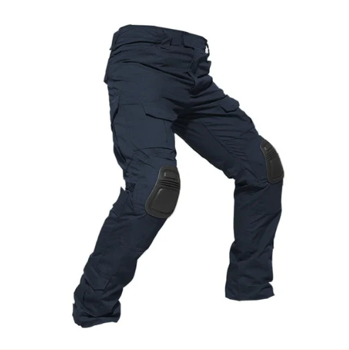 Men’s Reinforced Cargo Trousers with Removable Knee Protection