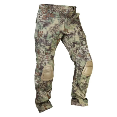 Men’s Reinforced Cargo Trousers with Removable Knee Protection