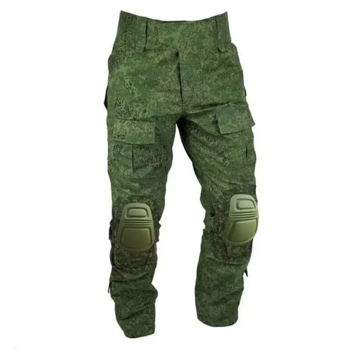 Men’s Reinforced Cargo Trousers with Removable Knee Protection