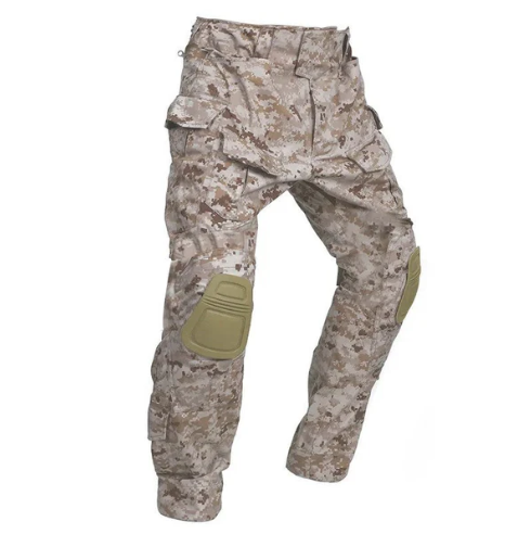 Men’s Reinforced Cargo Trousers with Removable Knee Protection