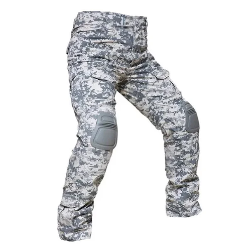 Men’s Reinforced Cargo Trousers with Removable Knee Protection