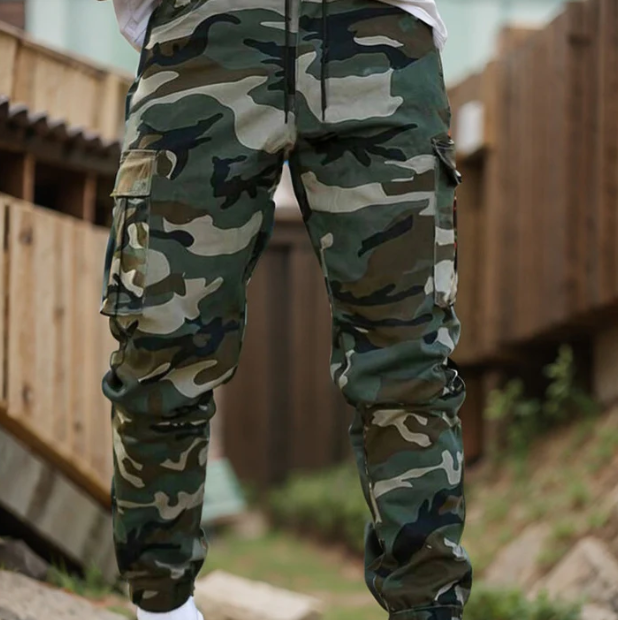 Men’s Heavy Duty Multi-Pocket Utility Trousers