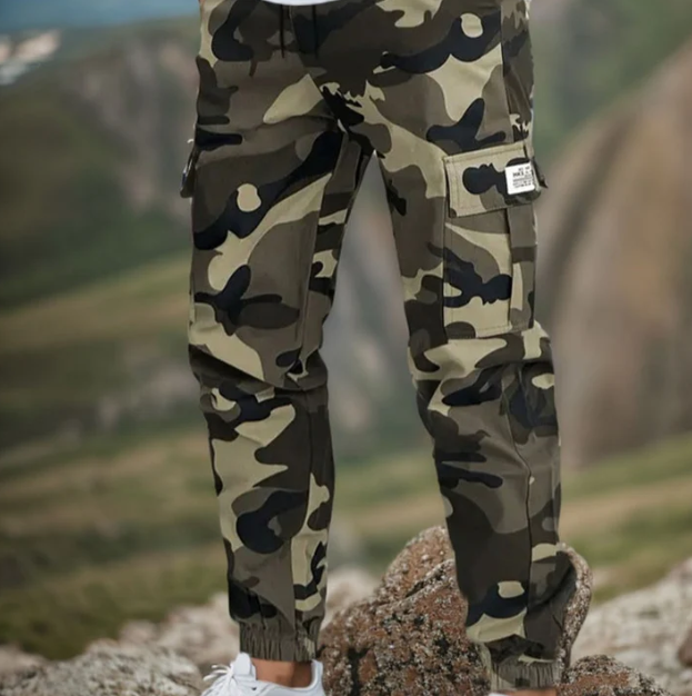 Men’s Heavy Duty Multi-Pocket Utility Trousers