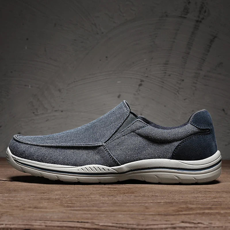 Men’s Lightweight Canvas Slip-On Comfort Shoes