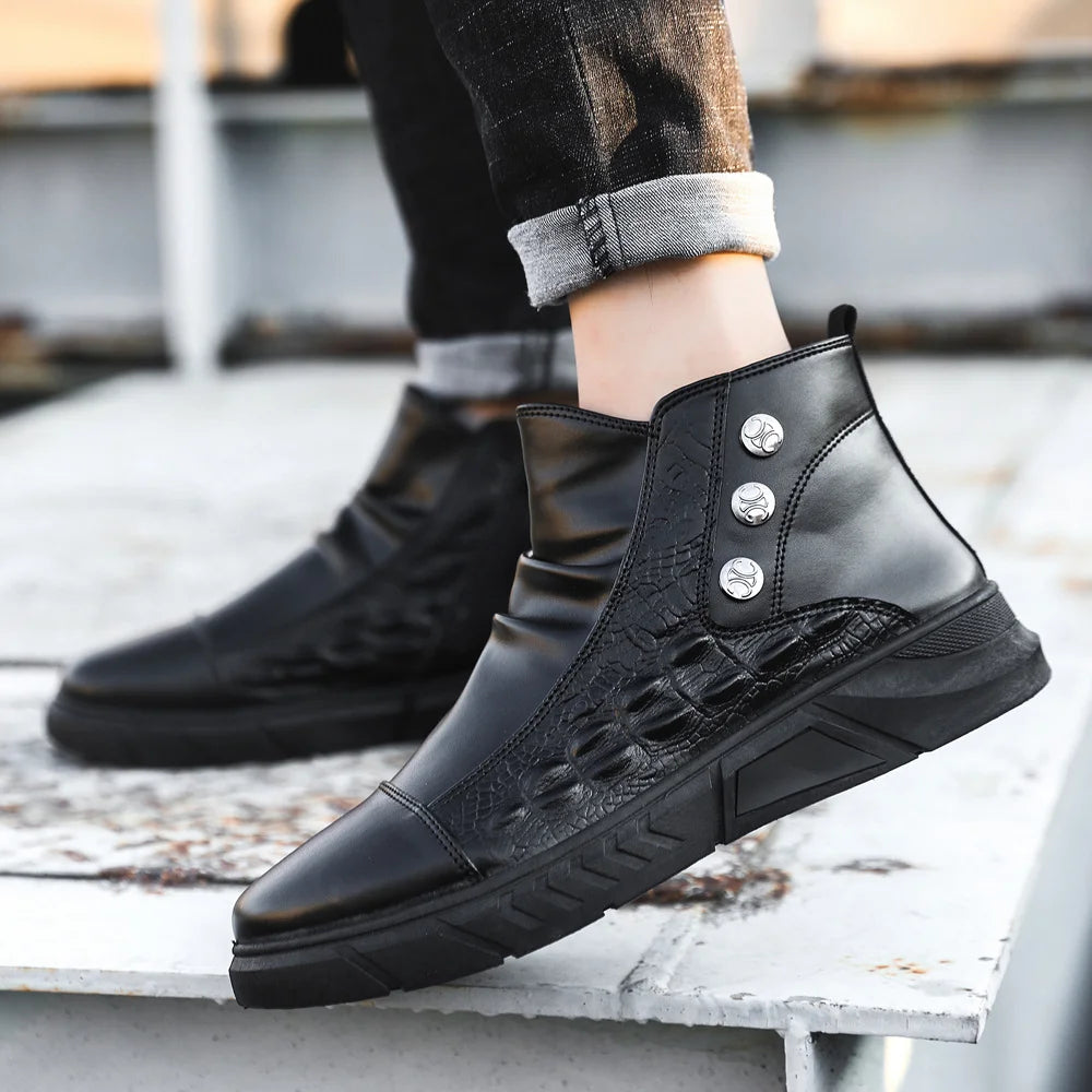 Men’s Orthopaedic Leather Boots