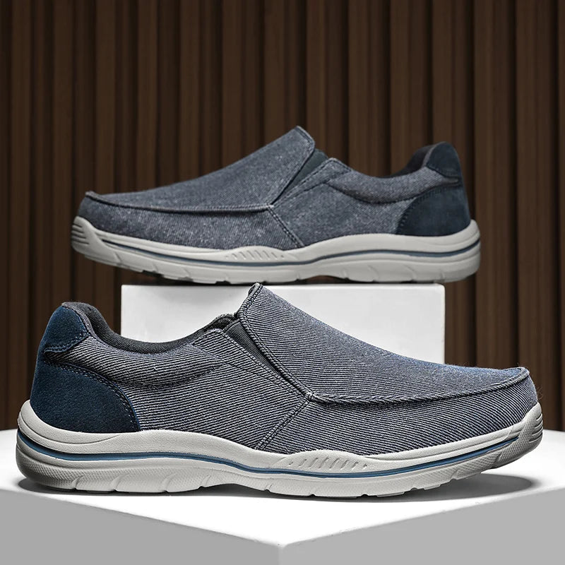 Men’s Lightweight Canvas Slip-On Comfort Shoes