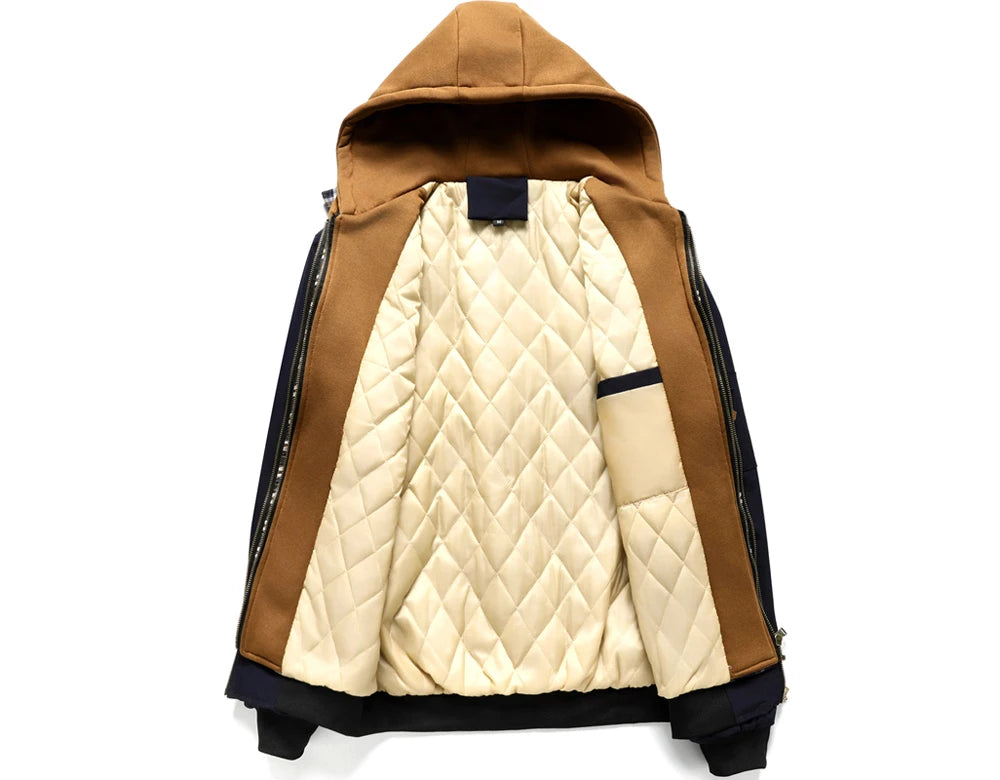 Men's Sylvain Hooded Air Force Jacket With Zipper