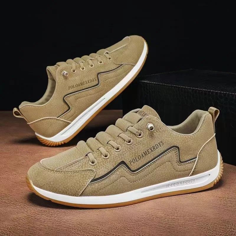 Men’s Lightweight Breathable Lace-Up Walking Trainers