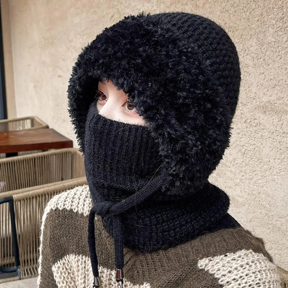 Women’s Fleece-Lined Thermal Knit 3-in-1 Hood