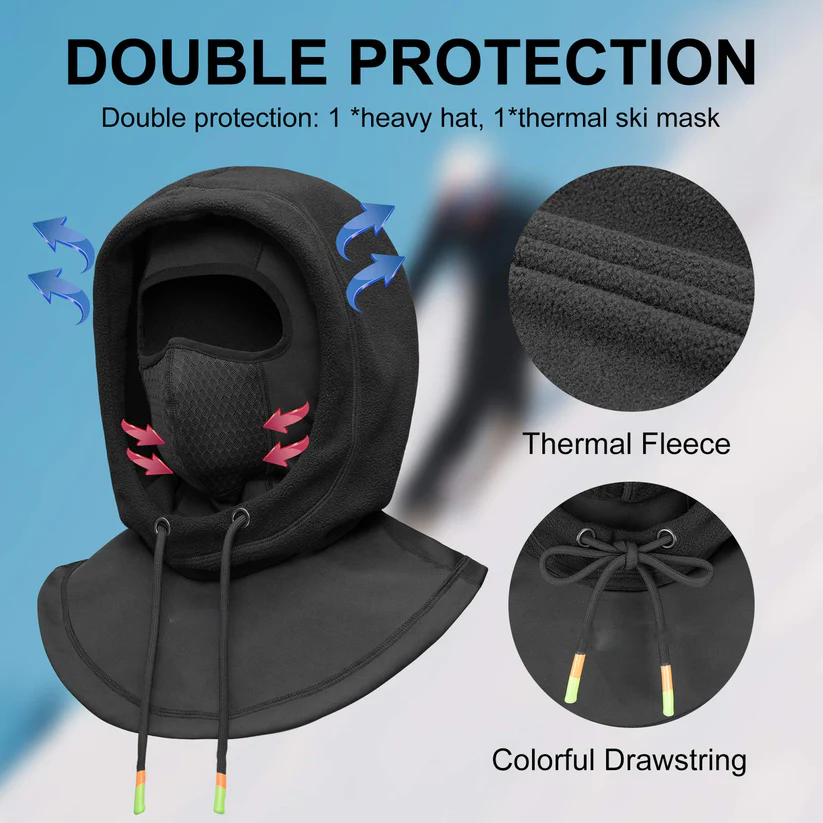 Thermal Shield Full-Face Winter Balaclava Hood
