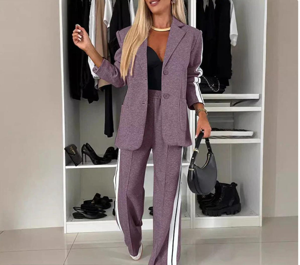 Women's 2-piece casual jacket and training pants set