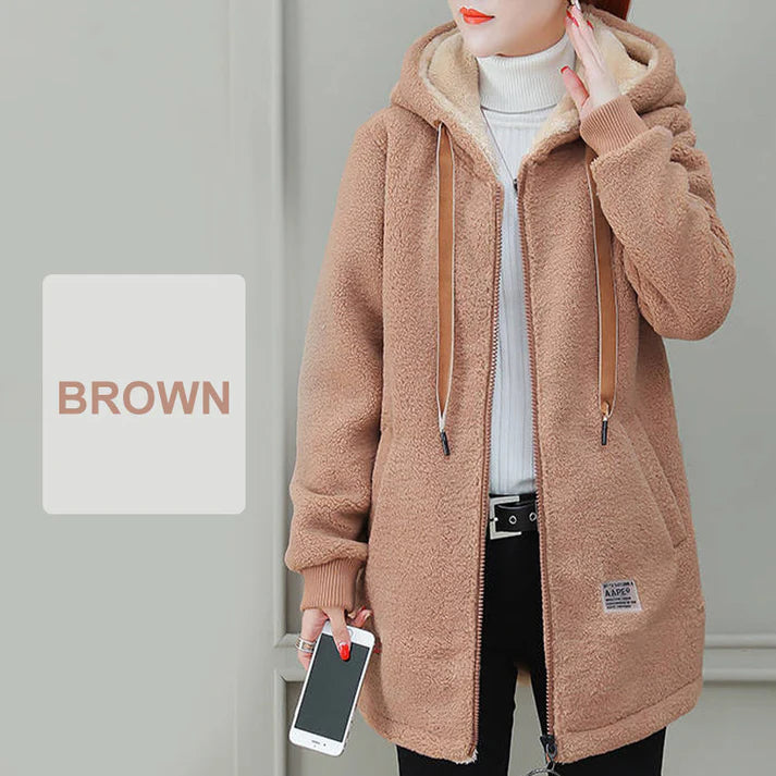 Women's Winter Warm Thick Faux Lamb Wool Coat