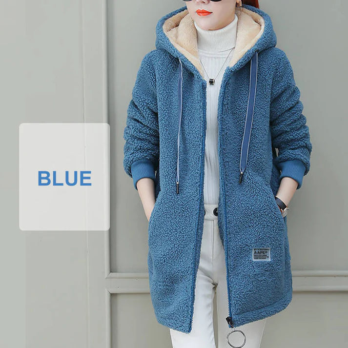 Women's Winter Warm Thick Faux Lamb Wool Coat