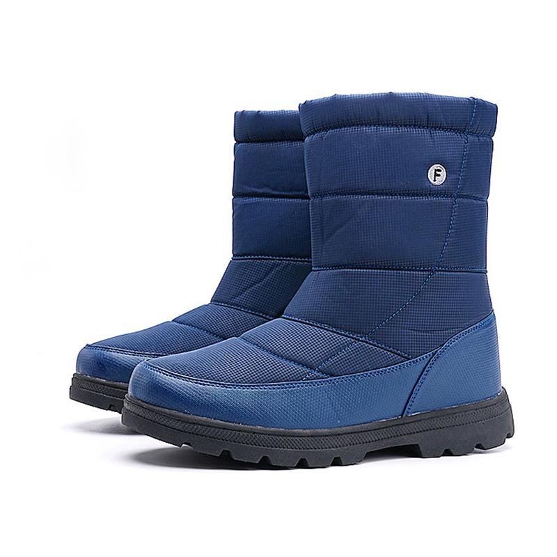 Men’s Waterproof Snow Boots with Arch & Ankle Support