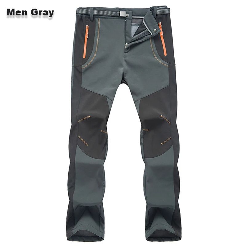 Men's Waterproof Fleece Hiking Pants