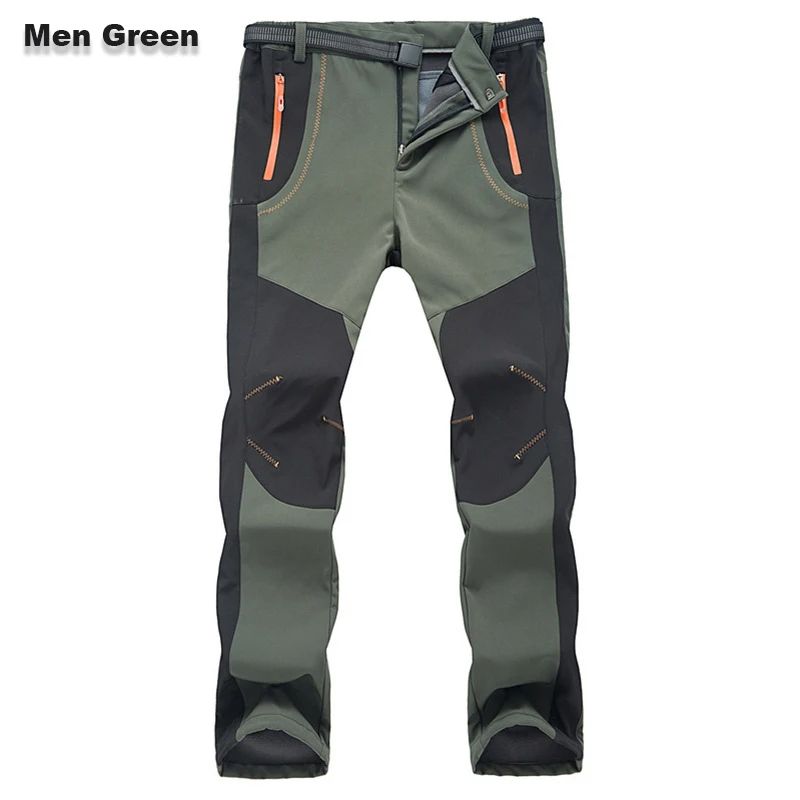 Men's Waterproof Fleece Hiking Pants