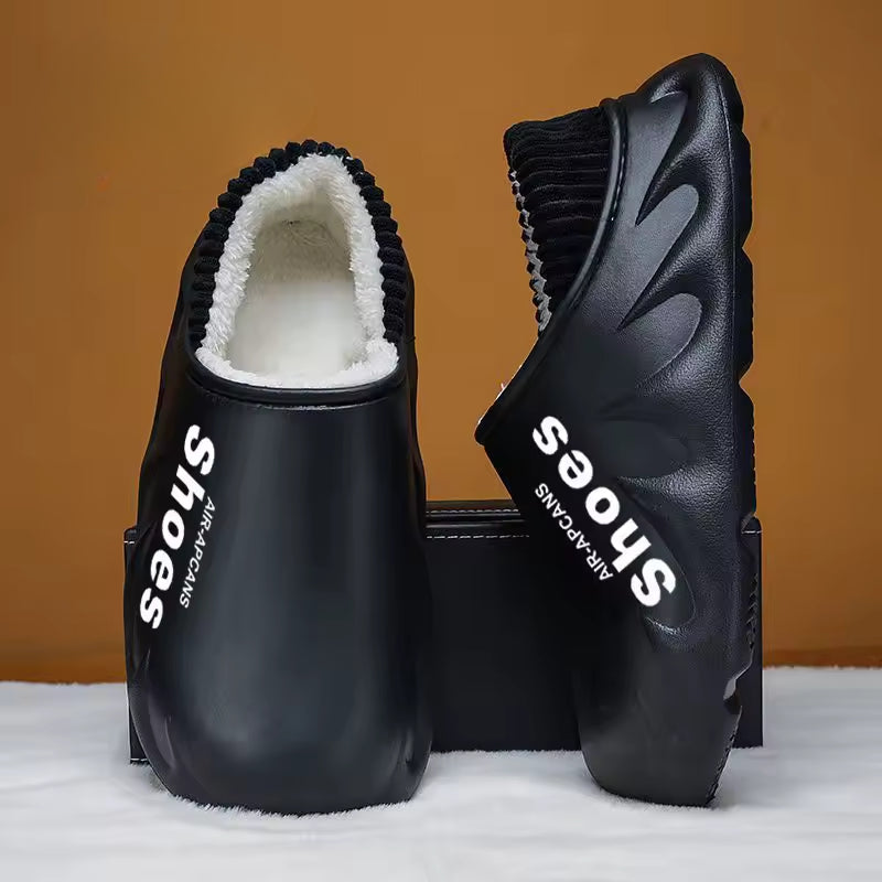 Men’s Cloud-Fleece Thermal Comfort Slippers