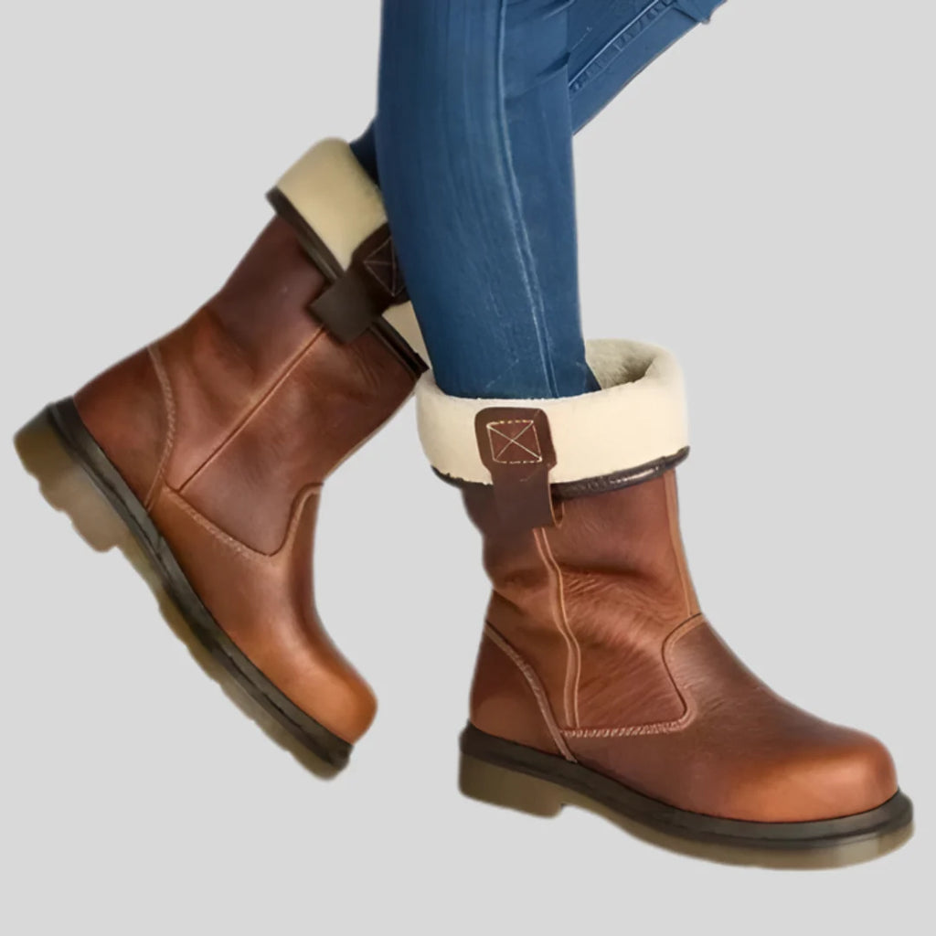 Women’s Cosy Faux Fur-Lined Winter Boots