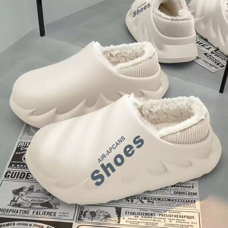 Men’s Cloud-Fleece Thermal Comfort Slippers