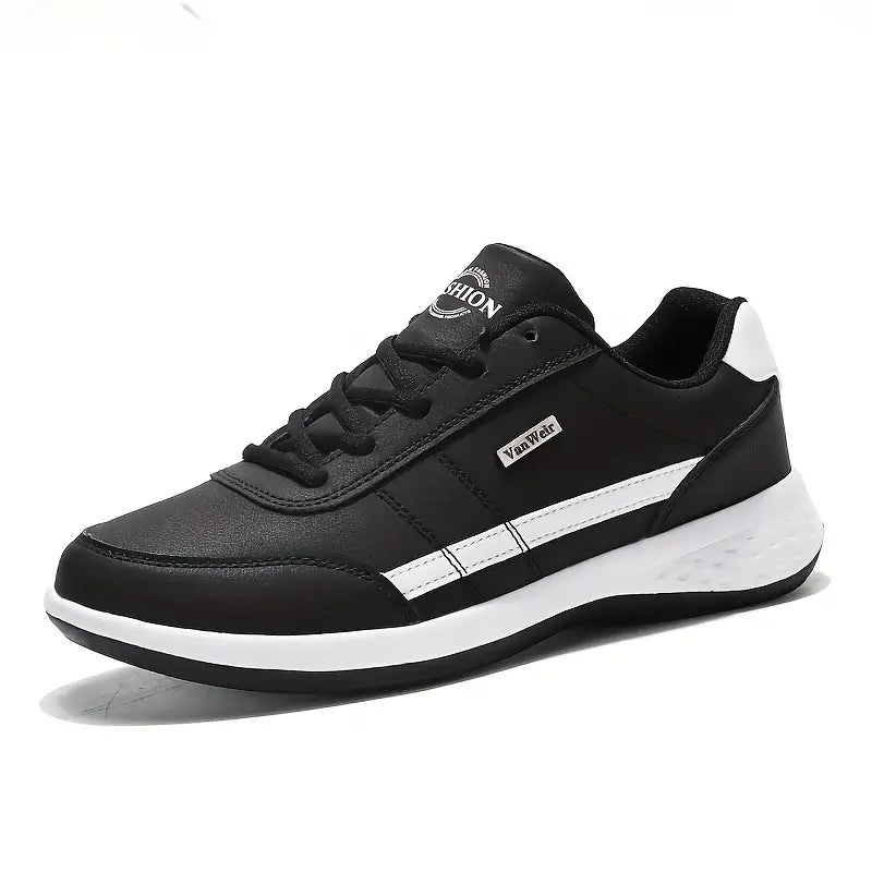 Men's Trendy Striped Lace-Up Sneakers