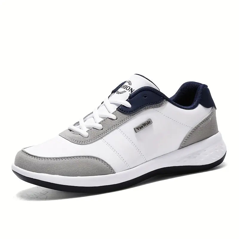 Men's Trendy Striped Lace-Up Sneakers