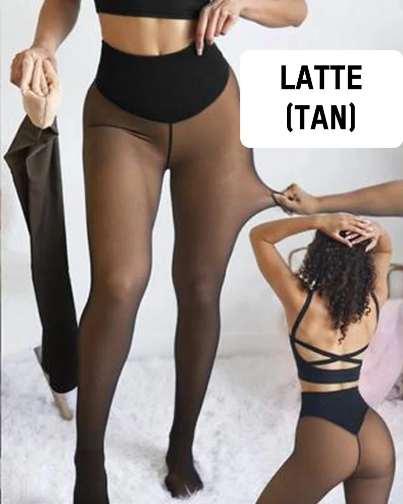 Women’s One-Seam High-Waist Fleece-Lined Shaping Leggings