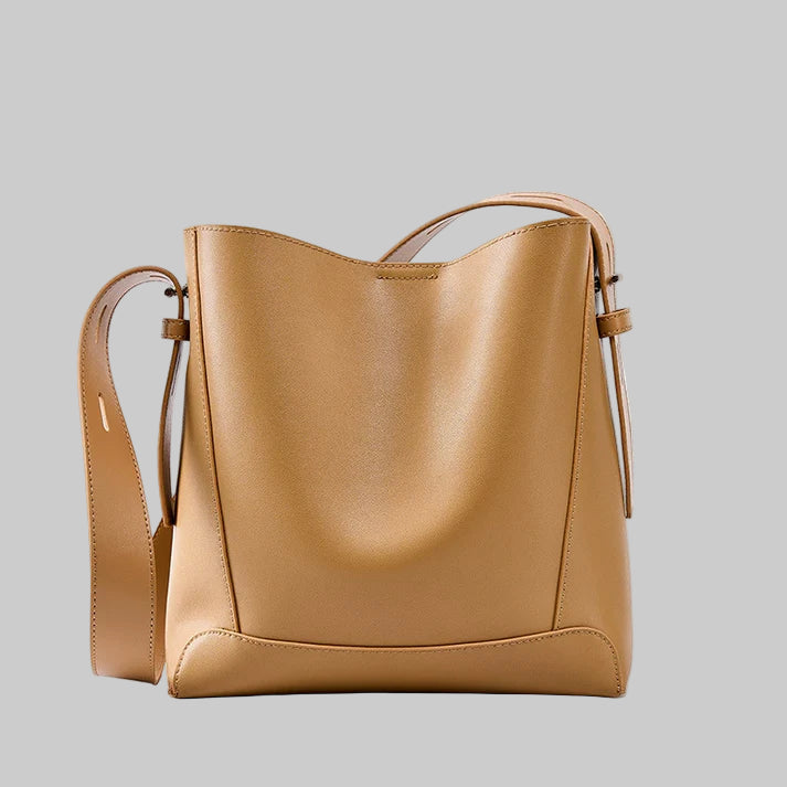 Women’s Soft-Leather Large Capacity Crossbody Shoulder Bag