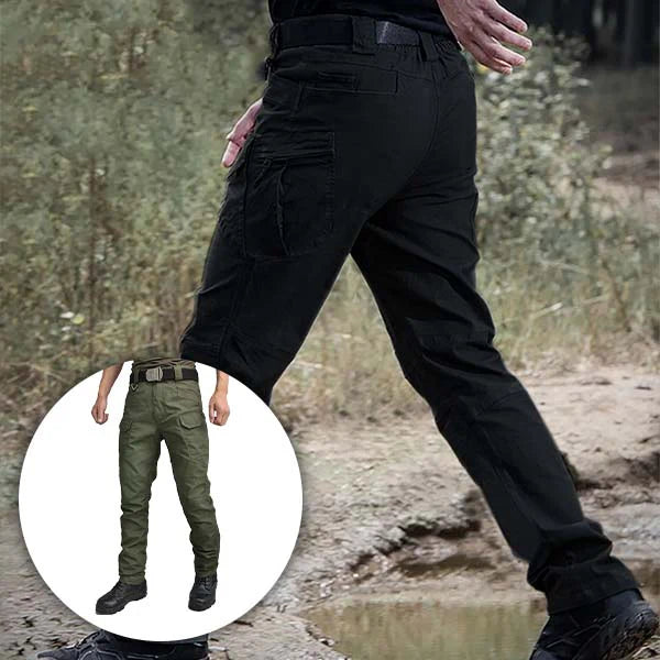 Men’s Stretch Tactical Cargo Trousers with Utility Pockets
