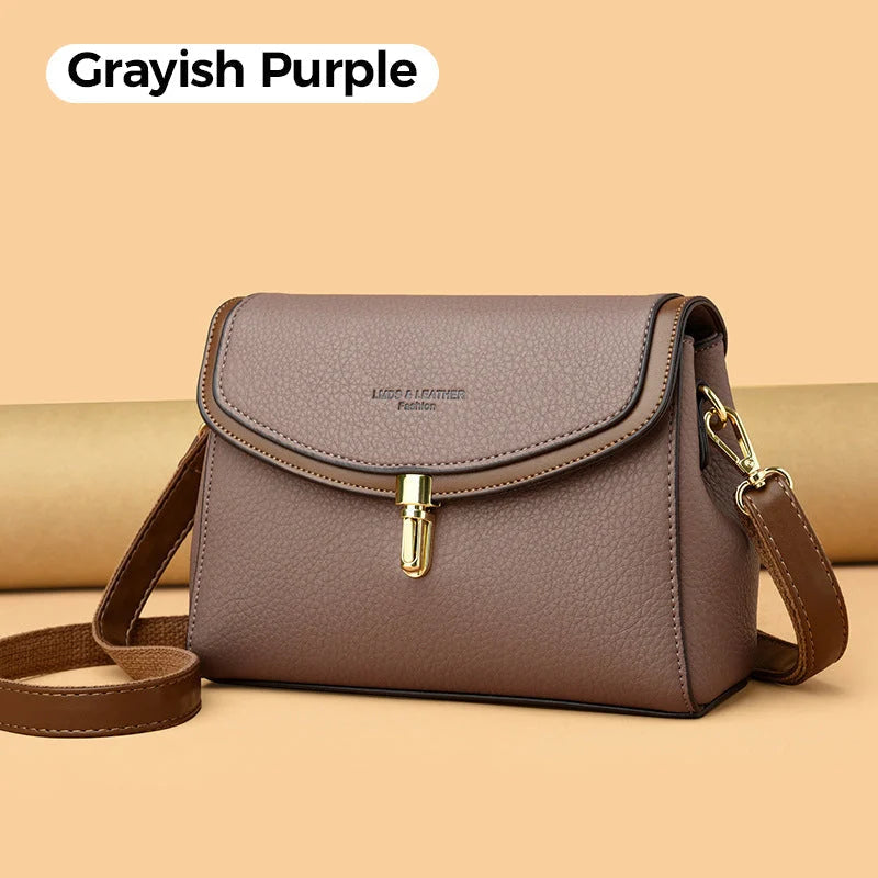 Elegant Women's Crossbody Bag in a Uniform Color